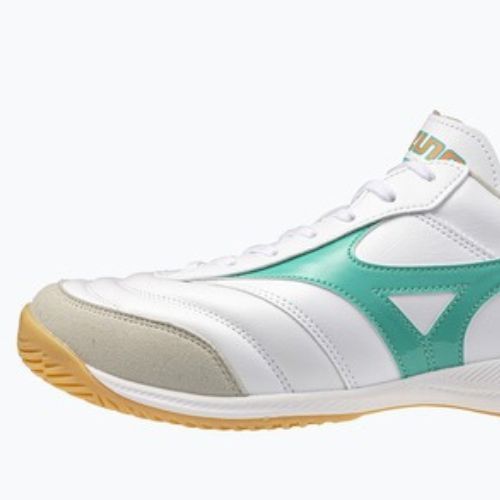 Кросівки футбольні Mizuno Morelia Sala Elite IN white/arcadia/lava orange