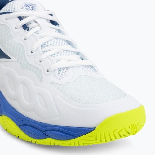Кросівки тенісні чоловічі Mizuno Wave Enforce Court AC white/dazzling blue/ lightning