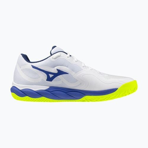 Кросівки тенісні чоловічі Mizuno Wave Enforce Court CC white/dazzling blue/ lightning