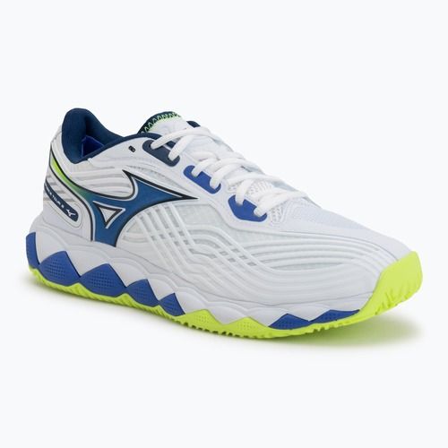 Кросівки тенісні Mizuno Wave Enforce Tour 2 CC white/dazzling blue/lightning