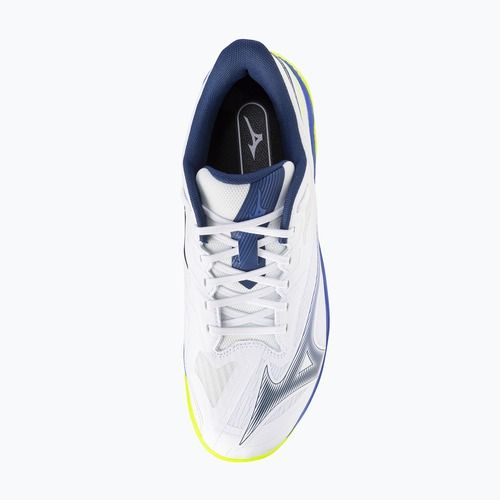 Кросівки тенісні Mizuno Wave Exceed Court AC white/dazzling blue/lightning
