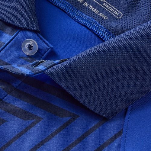 Футболка чоловіча Mizuno Stargazer Shadow Polo dazzling blue