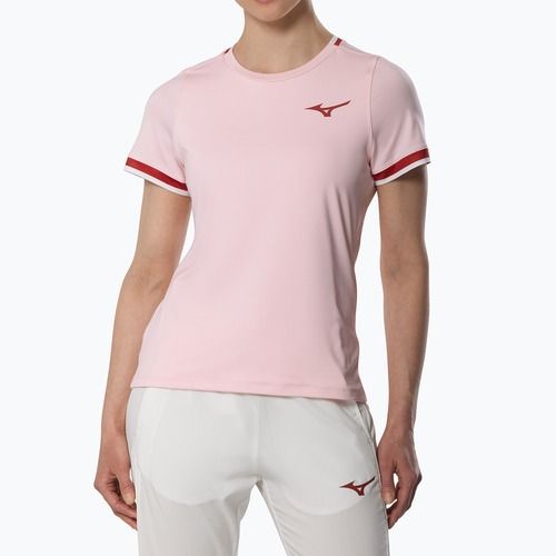 Футболка тенісна жіноча Mizuno Stargazer Tee pinkesque