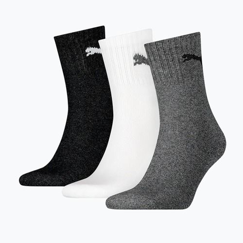 Шкарпетки PUMA Short Crew 3 пари grey/white/black