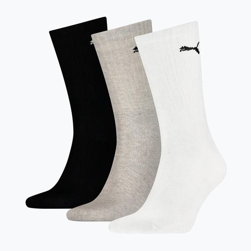 Шкарпетки PUMA Sport Crew Lighweight 3 пари white/grey/black
