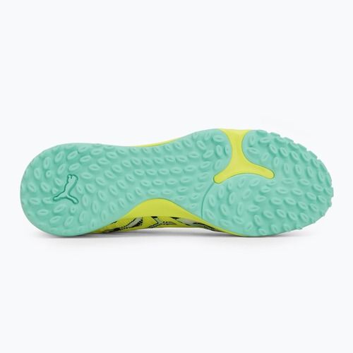 Кросівки футбольні PUMA Future 9 Match Creativity TT yellow alert/mint jelly/puma white/puma black