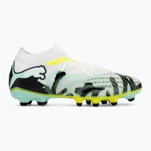 Кросівки футбольні PUMA Future 9 Pro Ctivity Fg/Ag yellow alert/mint jelly/puma white/puma black