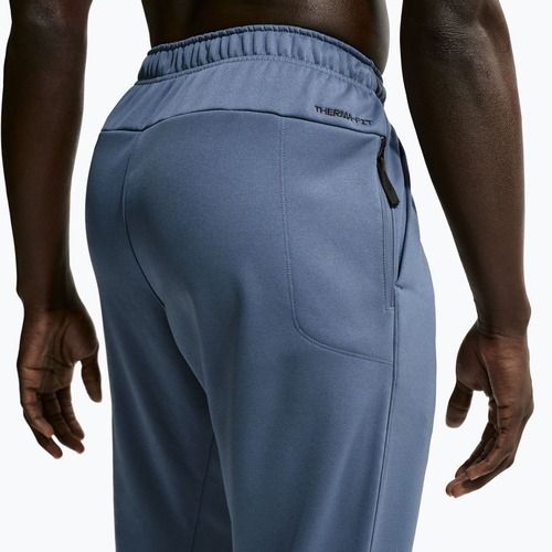 Штани для тренувань чоловічі Nike Therma-FIT Open Hem diffused blue/diffused blue/black