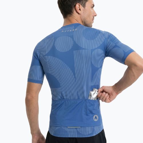 Футболка велосипедна чоловіча ATTABO Vites navy blue