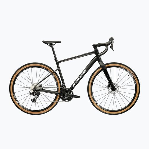 Велосипед гравійний KROSS Esker 6.0 чорний/білий/матовий/глянцевий