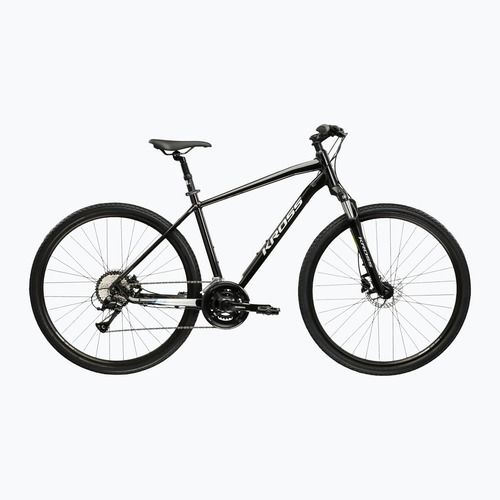 Велосипед кросовий KROSS Evado 4.0 чорний/срібний/глянцевий