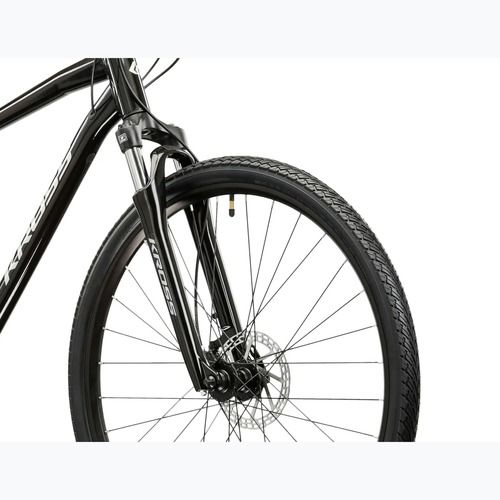 Велосипед кросовий KROSS Evado 4.0 чорний/срібний/глянцевий
