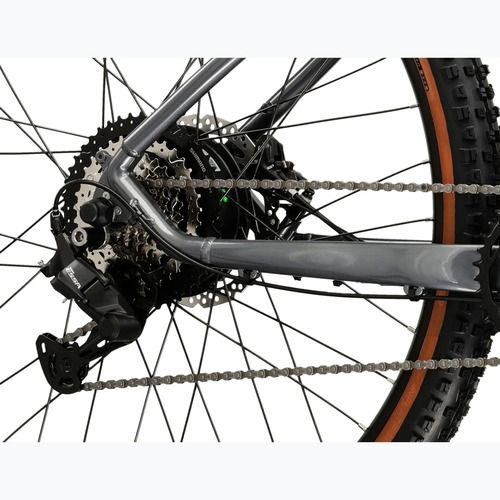Велосипед електричний KROSS Hexagon Boost 1.0 522Wh сірий/сірий/глянцевий