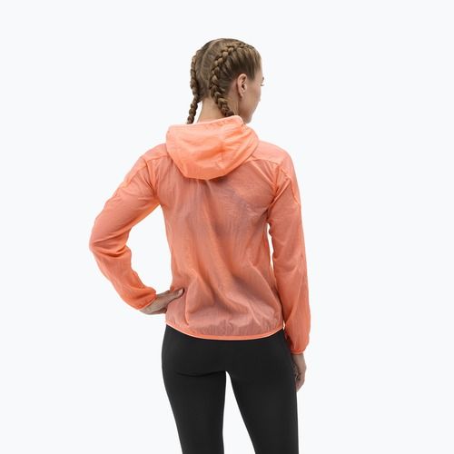 Куртка для бігу жіноча HOKA Skyflow neon cantaloupe