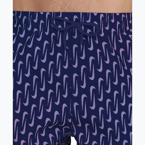 Шорти для плавання чоловічі Nike Breaker Swoosh 5" Volley midnight navy