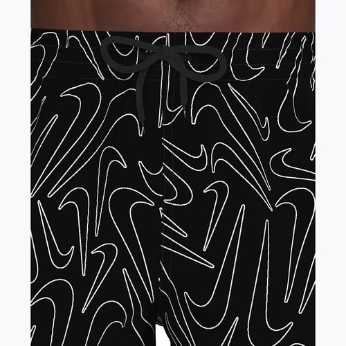 Шорти для плавання чоловічі Nike Breaker Logofetti 5" Volley black