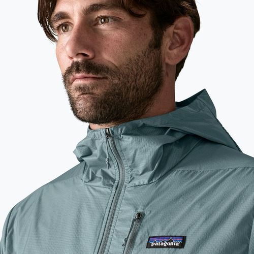 Куртка вітровка чоловіча Patagonia Houdini blue sage