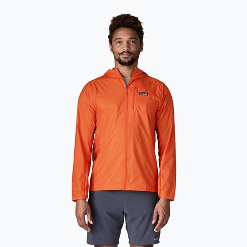 Куртка вітровка чоловіча Patagonia Houdini coral orange