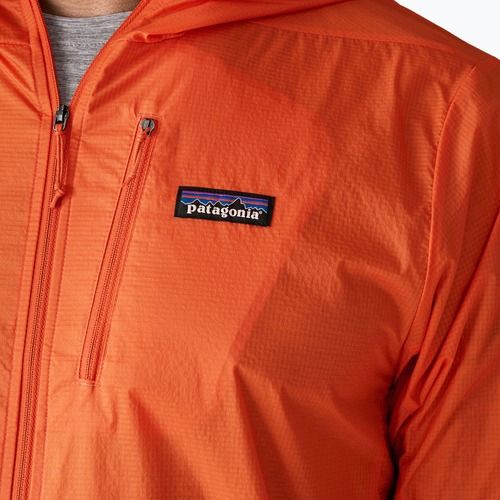 Куртка вітровка чоловіча Patagonia Houdini coral orange