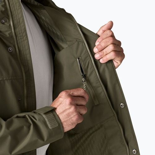 Куртка дощовик чоловіча Patagonia Outdoor Everyday Rain basin green