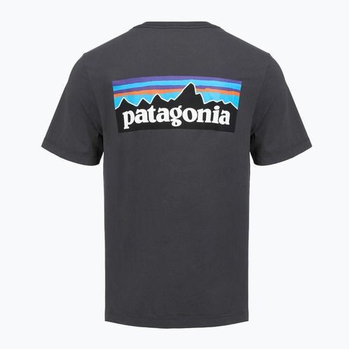 Футболка чоловіча Patagonia P-6 Logo ink black