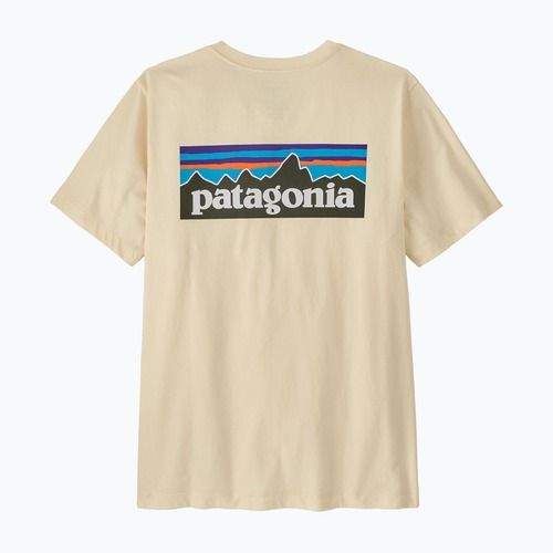 Футболка чоловіча Patagonia P-6 Logo undyed natural