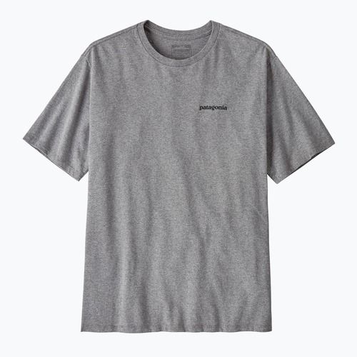 Футболка чоловіча Patagonia P-6 Logo Responsibili-Tee gravel heather