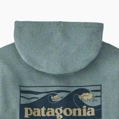 Кофта чоловіча Patagonia Boardshort Logo Uprisal Hoody blue sage