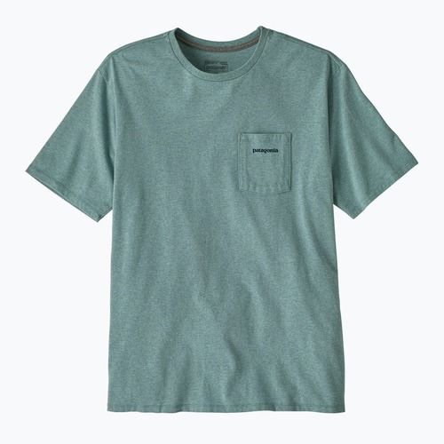 Футболка чоловіча Patagonia Boardshort Logo Pocket Responsibili blue sage