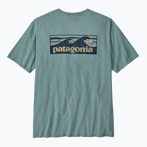 Футболка чоловіча Patagonia Boardshort Logo Pocket Responsibili blue sage