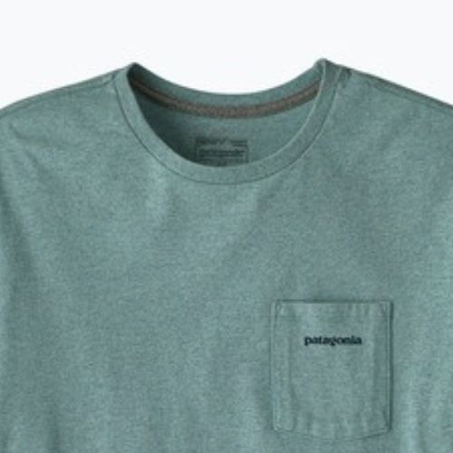 Футболка чоловіча Patagonia Boardshort Logo Pocket Responsibili blue sage