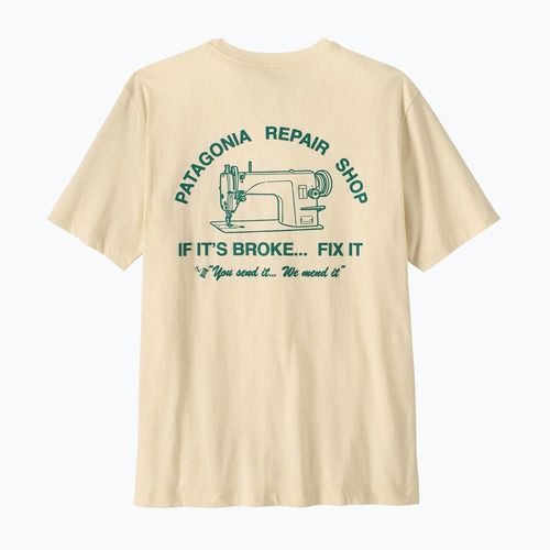 Футболка чоловіча Patagonia Repair Shop undyed natural