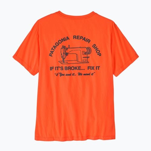 Футболка чоловіча Patagonia Repair Shop orange peel