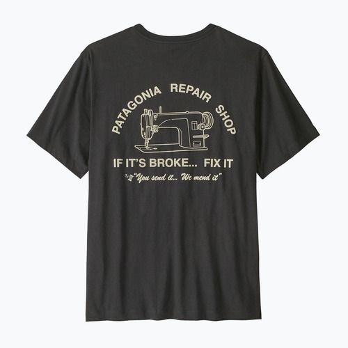 Футболка чоловіча Patagonia Repair Shop ink black