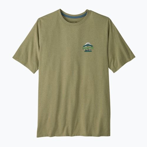 Футболка трекінгова чоловіча Patagonia Great Waves Responsibili Tee gumtree green