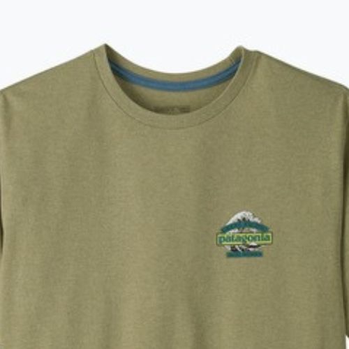 Футболка трекінгова чоловіча Patagonia Great Waves Responsibili Tee gumtree green