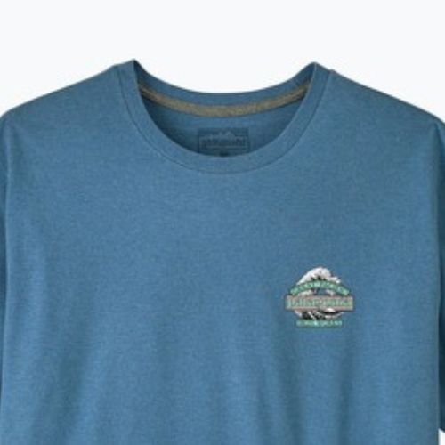 Футболка трекінгова чоловіча Patagonia Great Waves Responsibili Tee shore blue
