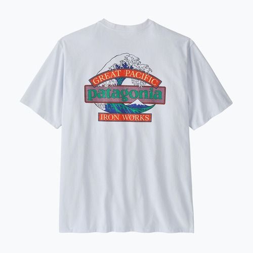 Футболка трекінгова чоловіча Patagonia Great Waves Responsibili Tee white