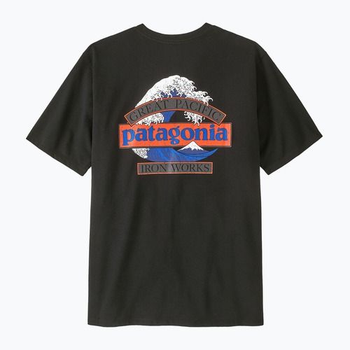Футболка трекінгова чоловіча Patagonia Great Waves Responsibili Tee black