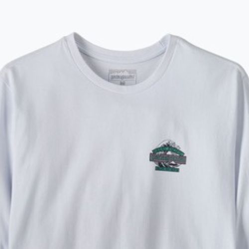 Лонгслів трекінговий чоловічий Patagonia Great Waves Responsibili Tee white