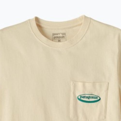 Футболка чоловіча Patagonia Midweight '95 Oval Logo Pocket Tee undyed natiral