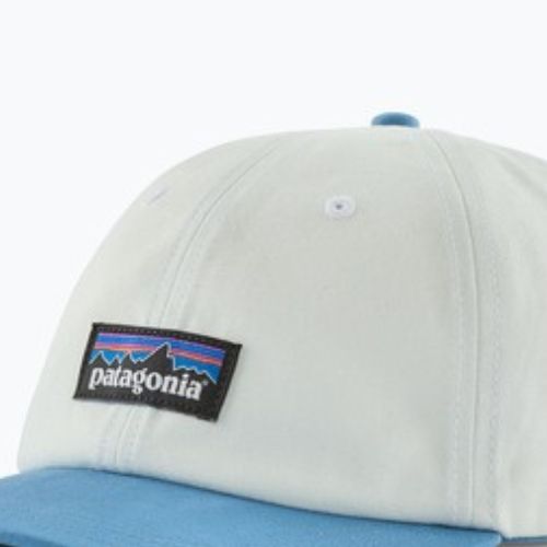 Кепка Patagonia P-6 Label Trad birch white w/shore blue