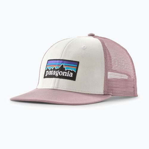 Кепка Patagonia P-6 Logo Trucker white w/quiet violet