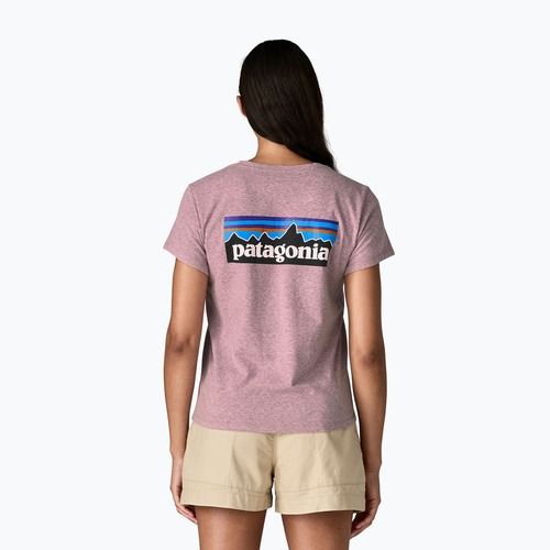 Футболка жіноча Patagonia P-6 Logo Responsibili-Tee qulet violet