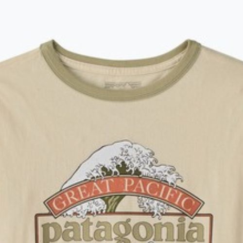 Футболка жіноча Patagonia Great Waves Ringer Tee undyed natural
