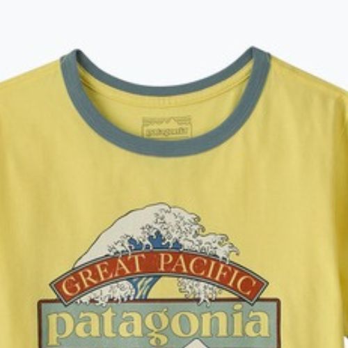 Футболка жіноча Patagonia Great Waves Ringer Tee lemon zest