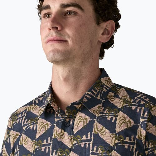 Сорочка чоловіча Patagonia Go To jaguar geo/dolomite blue