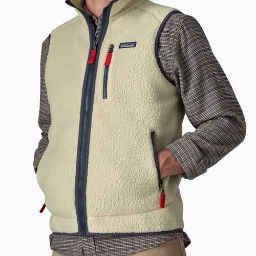 Жилет чоловічий Patagonia Retro Pile Fleece pelican w/smolder blue