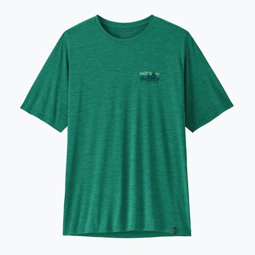 Футболка чоловіча Patagonia Capilene Cool Daily - '73 Skyline gem green/light gem green x-dye