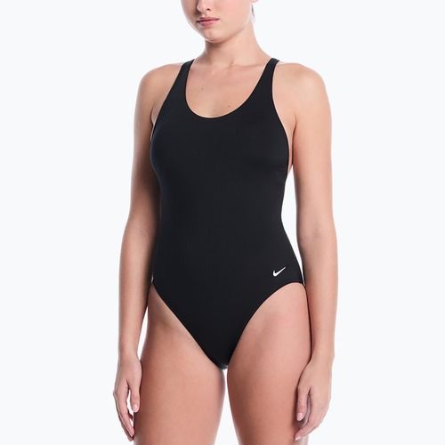 Купальник суцільний жіночий Nike Essential Scoop Neck black